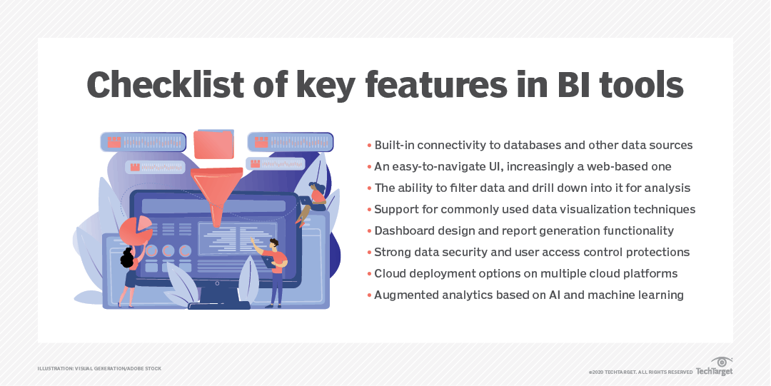 20 top BI tools and how to choose the right one | TechTarget