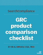 GRC product comparison checklist