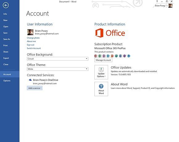 microsoft office log in