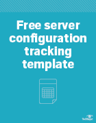 Free server configuration tracking template