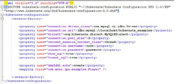 hibernate table create