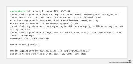 Share keys between Vagrant VM nodes