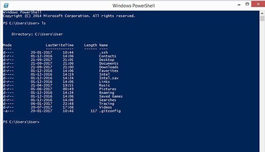 powershell folder size