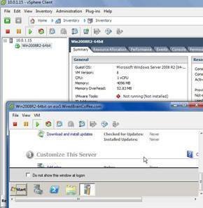 vmware workstation for windows server 2008 64 bit