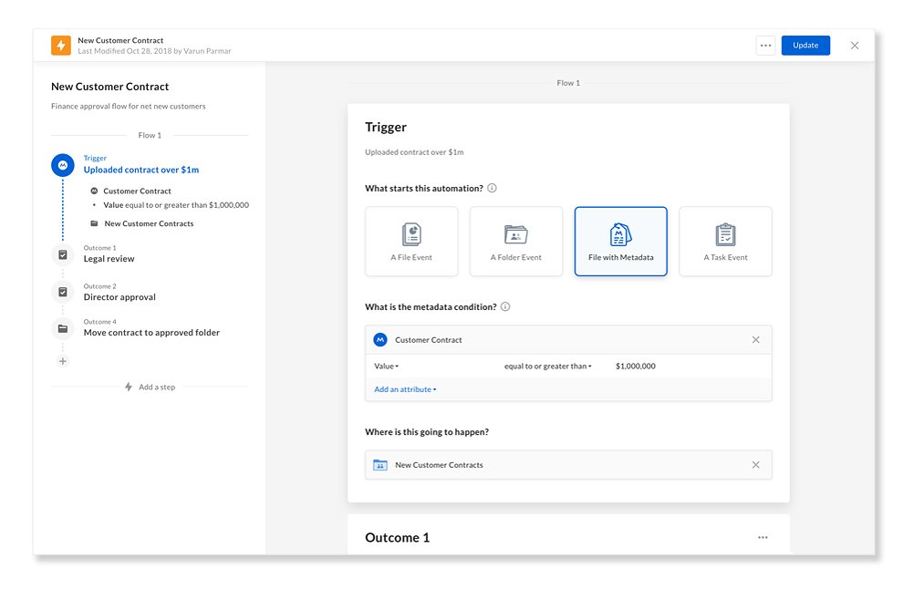 Box workflow automation software, Box Relay, overhauled TechTarget
