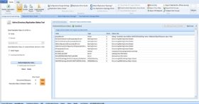 Abbildung 2: Das Active Directory Replication Status Tool überprüft den Replikationsstatus der Domänencontroller in Ihrer Gesamtstruktur oder Domäne.