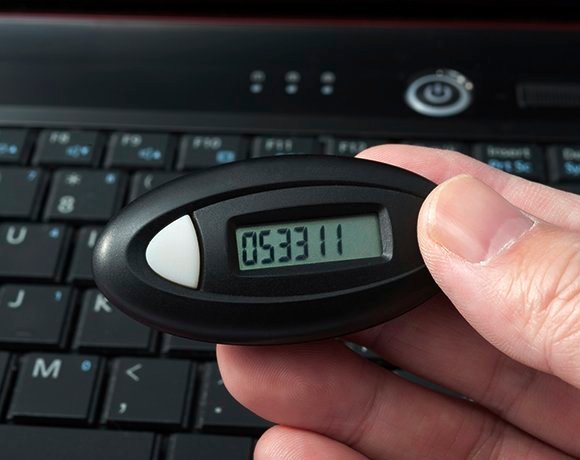 a key fob for multifactor authentication