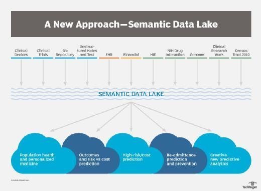 semantic data lake database data database graph Semantic lake underpins healthcare