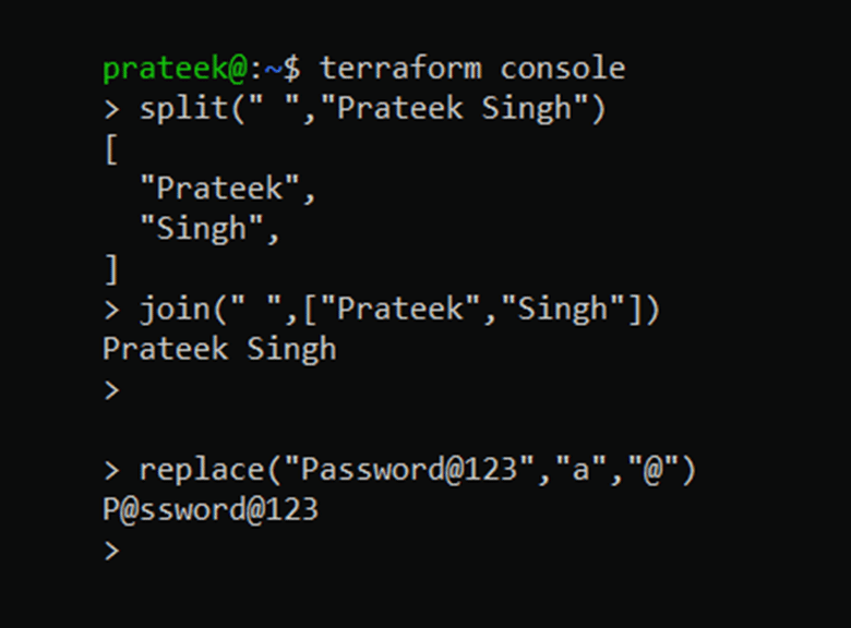 Terraform examples