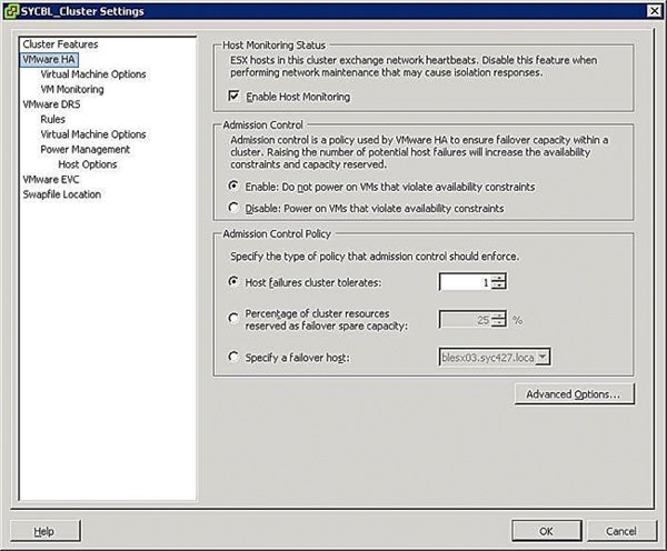 High availability guidelines and VMware HA best practices