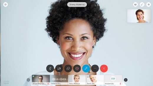 Webex teams interface