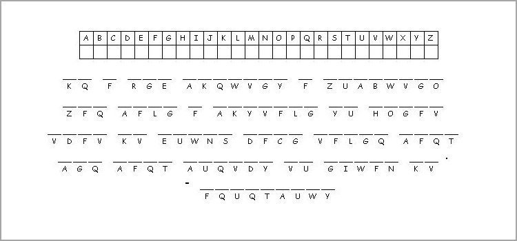 What Does A Cryptogram Look Like