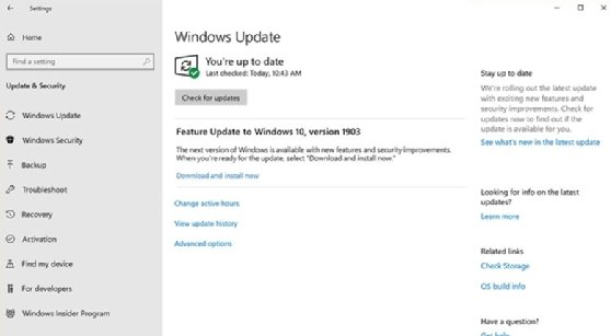 latest windows 10 update download