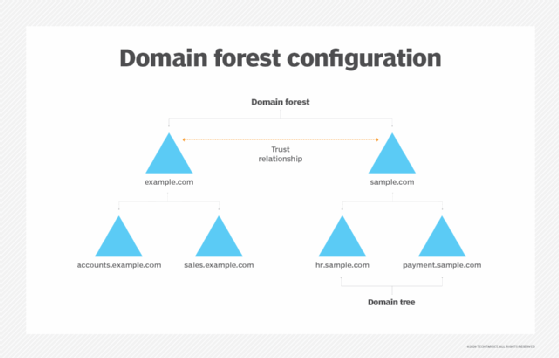 Domain forest configuration