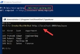 Abbildung 2: Das Invoke-RestMethod cmdlet zieht Angestellteninformationen über die PowerShell.