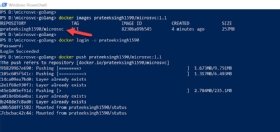 Abbildung 4: Das Image aus diesem Tutorial ist nun öffentlich über das Docker Hub Repository verfügbar.
