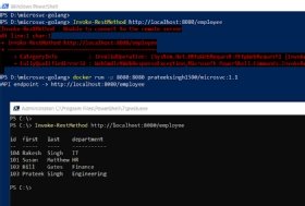 Abbildung 5: Die Ausgabe bestätigt, dass der Endpunkt nicht verfügbar ist, weil das Docker-Image nicht in einem Container lief.