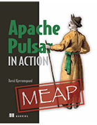 'Apache Pulsar in Action' book cover