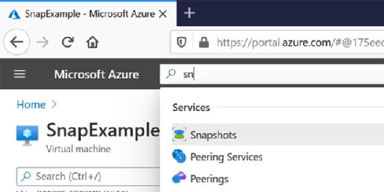 azure disk snapshot