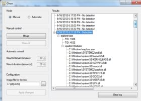 Mit Ghost USB vom Honeynet Project können Nutzer Upload-Versuche in einer GUI anzeigen. Images von geladenen Modulen lassen sich aus Ghost USB in ein anderes Programm zur Analyse übernehmen.