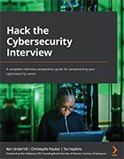 Book cover of 'Hack the Cybersecurity Interview'