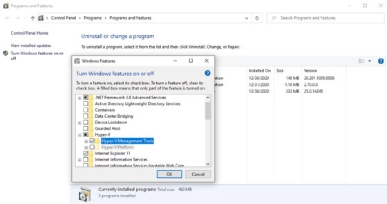 Hyper-V installation