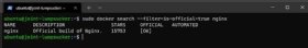 Abbildung 2: Ebenen auf einem Ubuntu-Image werden mit Alter und Größe angezeigt.