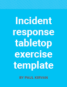 Incident response tabletop exercise template download thumbnail.
