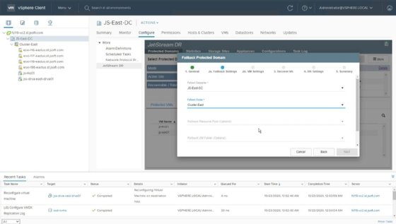 Screenshot of JetStream DR for AVS