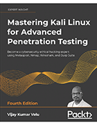 image of Mastering Kali Linux for Advanced Penetration Testing book cover