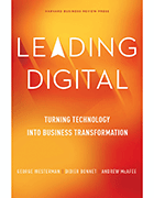 Leading Digital book cover