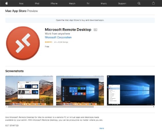 download windows remote desktop client mac