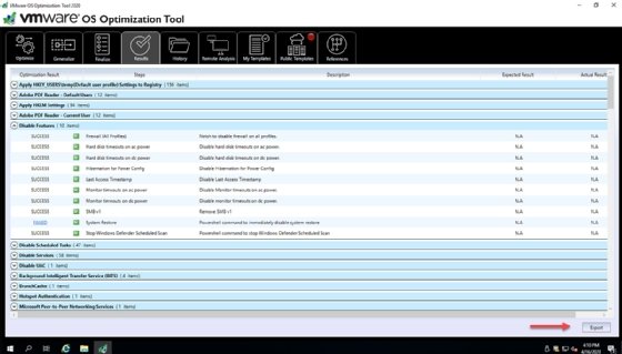 OSOT optimization report
