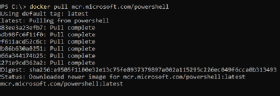 Abbildung 1: Ziehen Sie ein Image aus dem Docker Repository.
