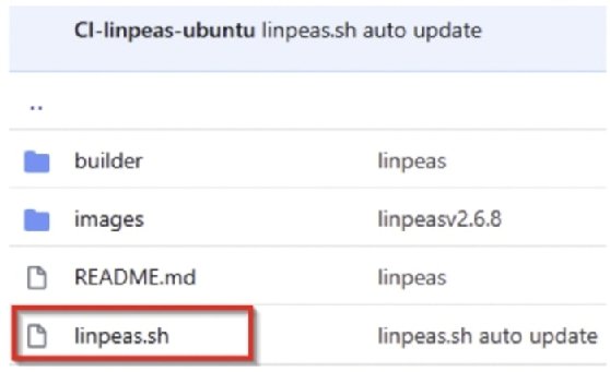 Screenshot of Bash script files