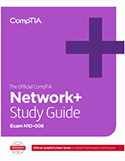 Book cover of The Official CompTIA Network+ Student Guide (Exam N10-008)