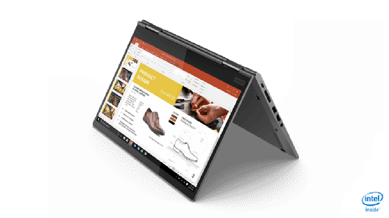 Photo of 2-in-1 Lenovo ThinkPad X1 Yoga device.