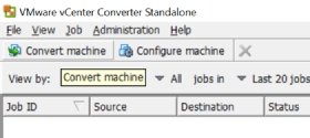Convert machine button