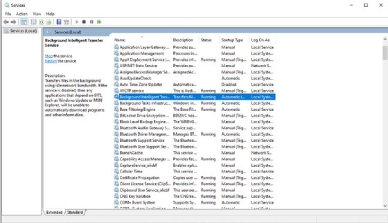 Background Intelligent Transfer Service
