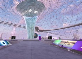 Accenture's VR workspace