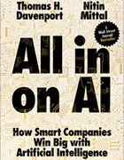 The book cover for 'All-In on AI: How Smart Companies Win Big With Artificial Intelligence.'