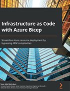 Image of 'Infrastructure as Code with Azure Bicep' book cover