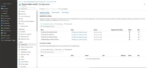 Dig deeper into Azure web application settings