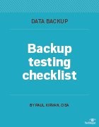 Backup testing checklist