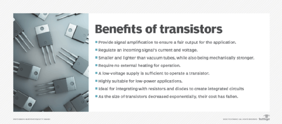 The benefits of transistors.