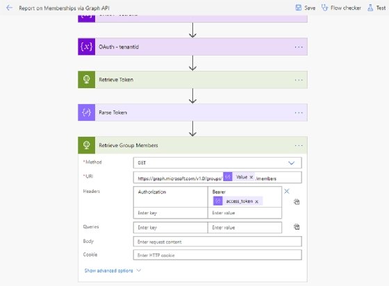 How to use a Bearer Token in the default HTTP acti - Power