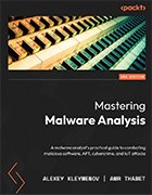 Book cover for Mastering Malware Analysis
