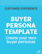 Buyer persona template download button.