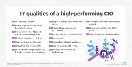 Characteristics of a high-performing chief information officer