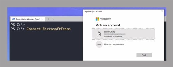 Microsoft Teams authentication